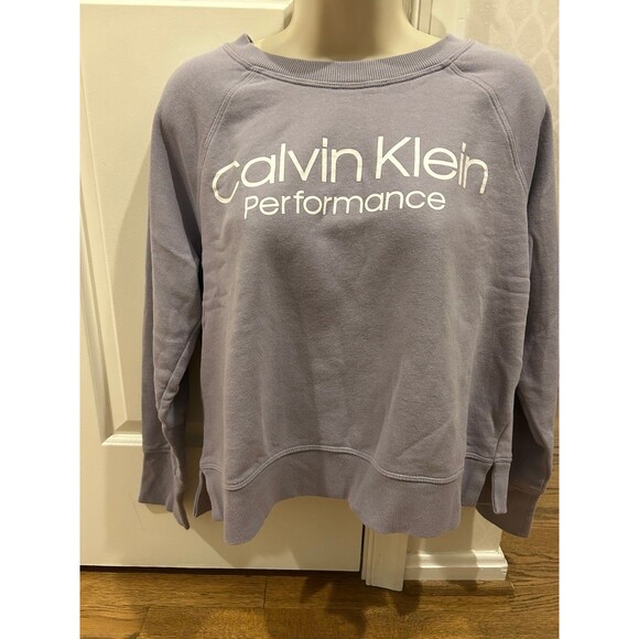 Calvin Klein Performance Tops - Calvin Klein Performance Purple Sweatshirt - M